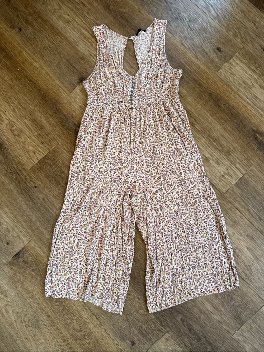 American Eagle Outfitters Floral Wide Leg Jumpsuit